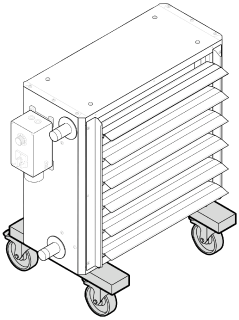 Console à roulettes