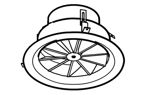 Diffuseur d’air au plafond