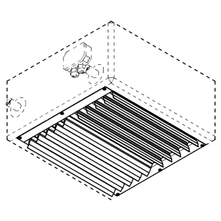 Jalousie de guidage d'air